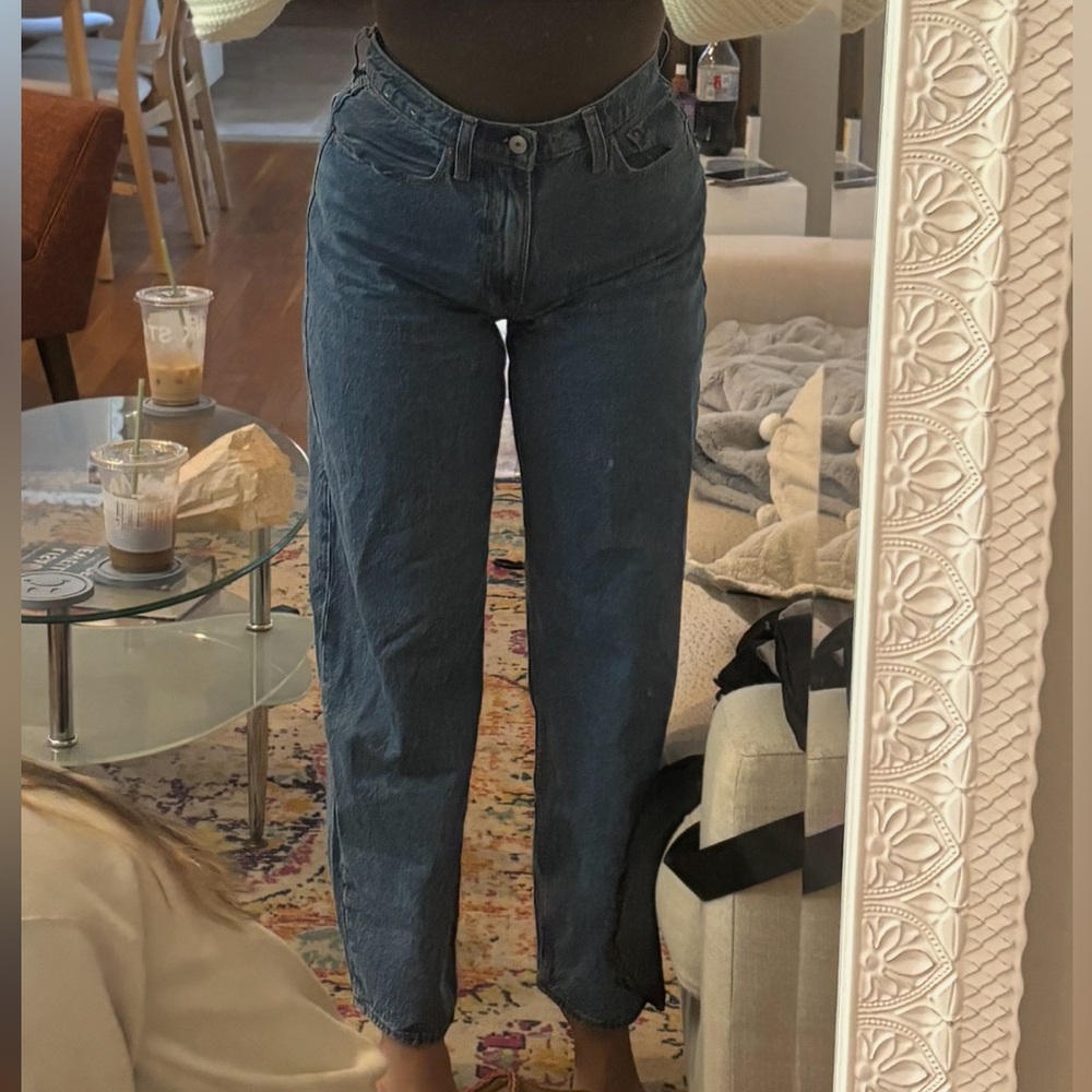 Abercrombie High Rise Taper Jeans 25 Short - Picture 4 of 5